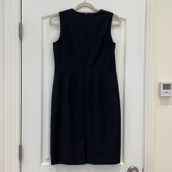 Ann Taylor dress 4p dark blue - Picture 2 of 6